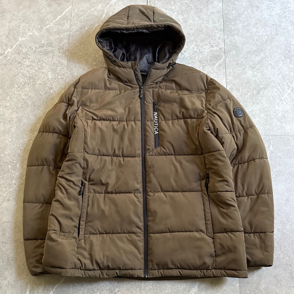 Y2K Nautica Puffer Jacket XL